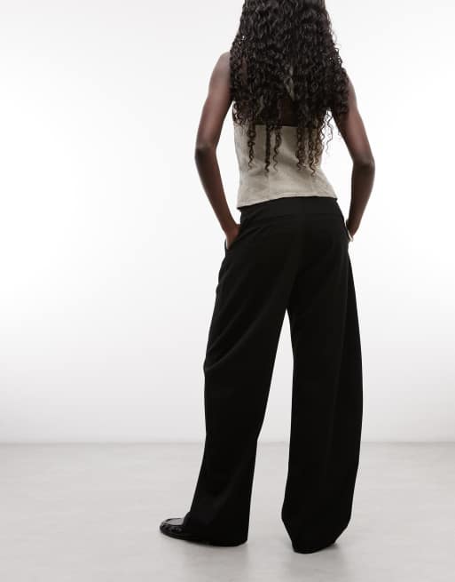 Weekday - pantalones de sastre barrel en negro, 5 de 5