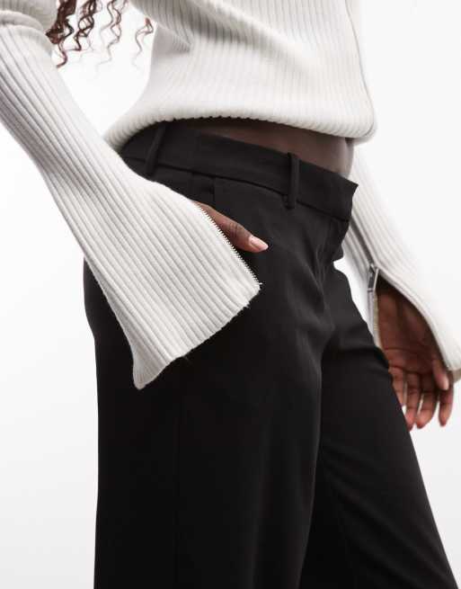 Weekday - pantalones de traje cortos negros, 2 de 5
