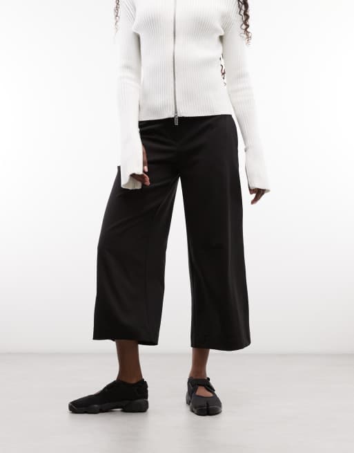 Weekday - pantalones de traje cortos negros, 3 de 5