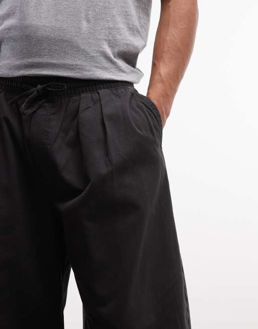 Weekday - Pantaloni a cilindro facili da indossare neri, 5 di 5