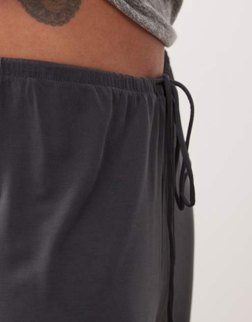 Weekday - Pantaloni drappeggiati super morbidi a fondo ampio neri, 4 di 5