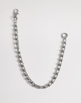 Weekday pants chain in silver tone