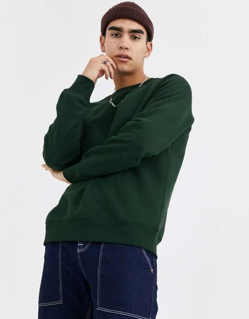 Weekday green sweatshirt hot sale