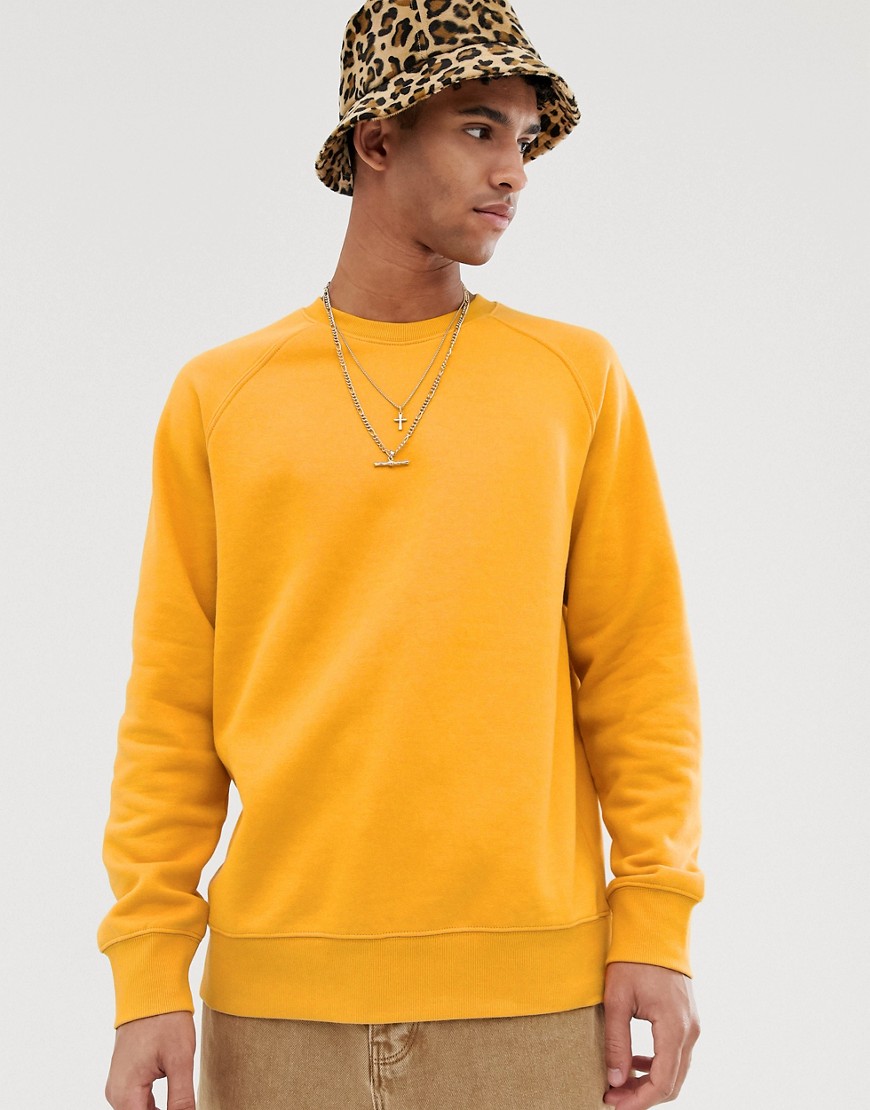 Weekday - Paris - Sweatshirt in oranje