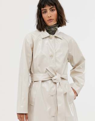 Raven patent coat on sale weekday