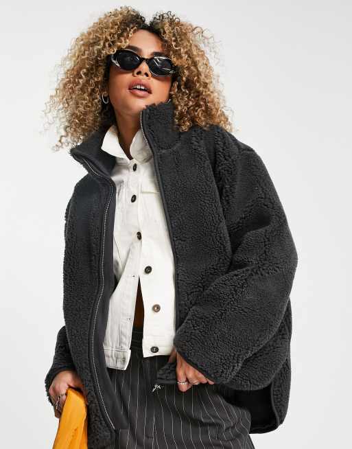 Weekday shop teddy coat