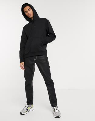 weekday hoodie black