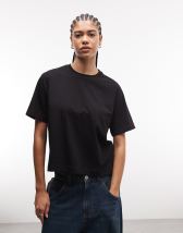 Topshop - Premium - Sweat à capuche oversize - Noir | ASOS