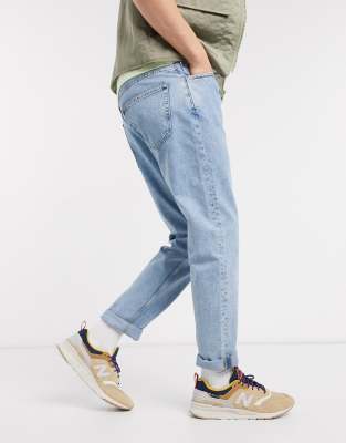 weekday pine regular tapered jeans