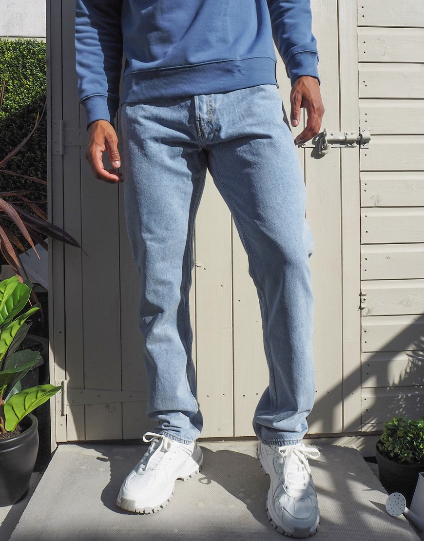 Weekday - Pine - Jeans in blauw