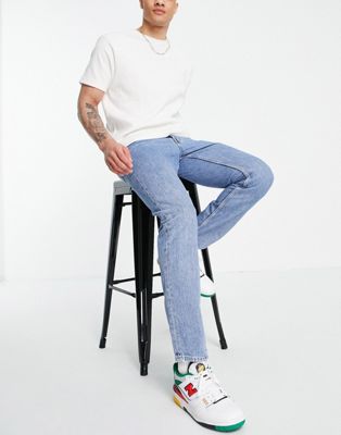 Weekday pine jeans in sky blue - ASOS Price Checker
