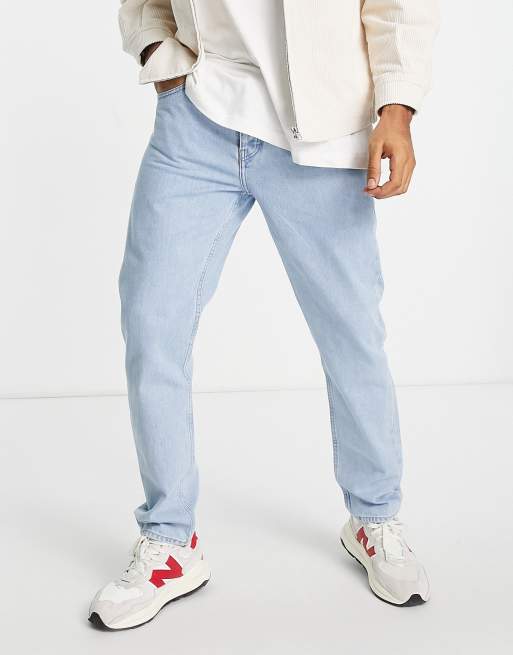 Weekday - Pine - Jeans in splendid blauw