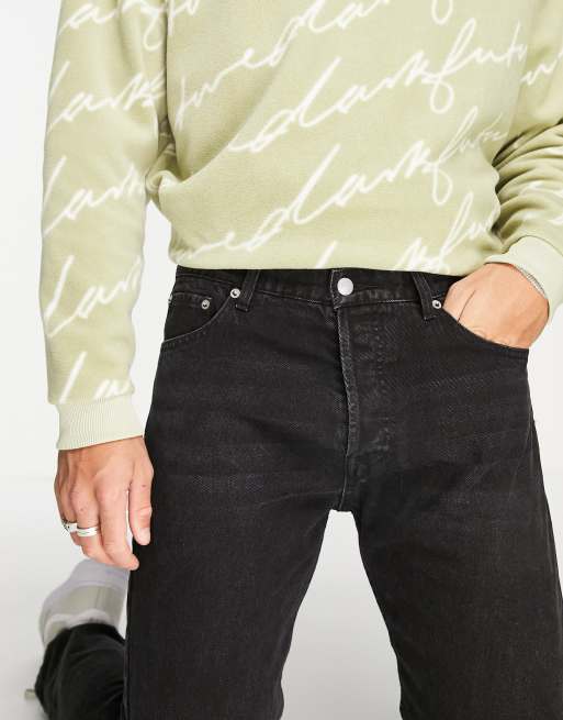 Weekday - Pine - Jeans nero slavato, 4 di 4