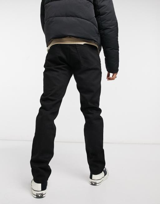 Weekday Pine loose fit cropped jeans tuned black, 2 of 4