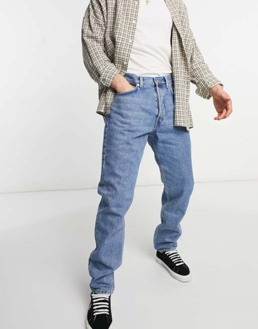 Weekday – Pine – Niebieskie jeansy