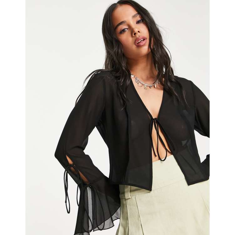 Street One Studio Blusa In Chiffon Con Dettaglio Legato E Maniche Raglan - Donna