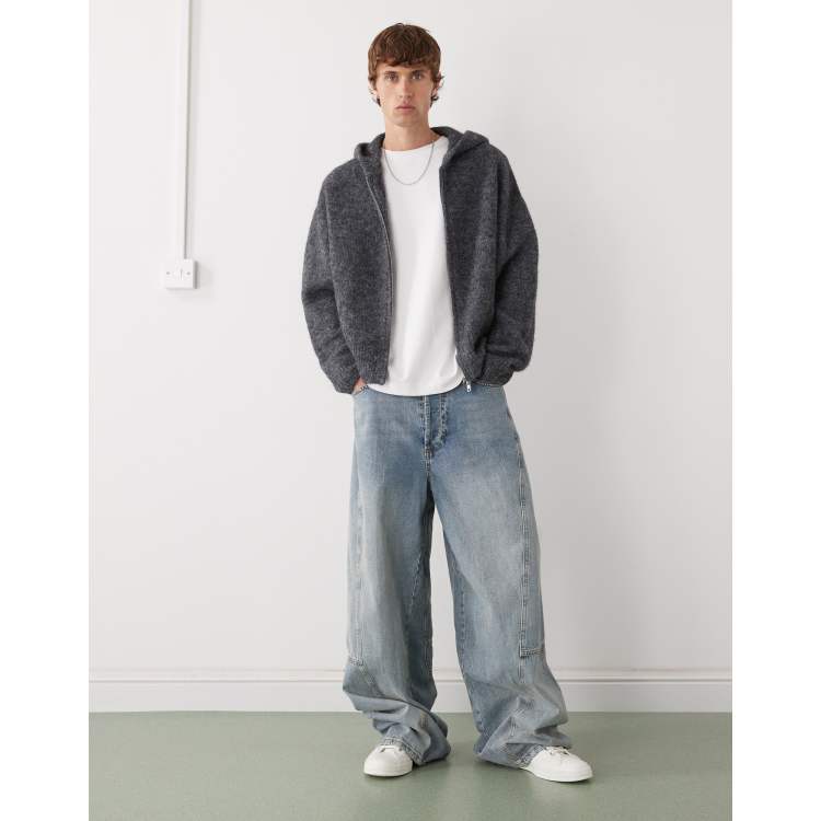 SALSATION Knitted Hoodie ジャケット ライトグレー SALSATION Knitted Hoodie ジャケット ライトグレー