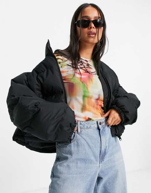 Puffy sale short jacket