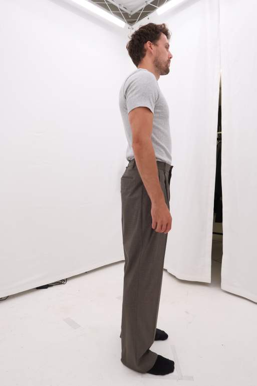 Weekday pull on barrel leg trousers in dark brown, 10 of 11