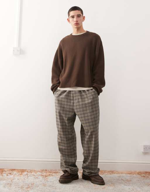 Weekday - Pull oversize coupe carrée - Marron foncé, 2 de 5