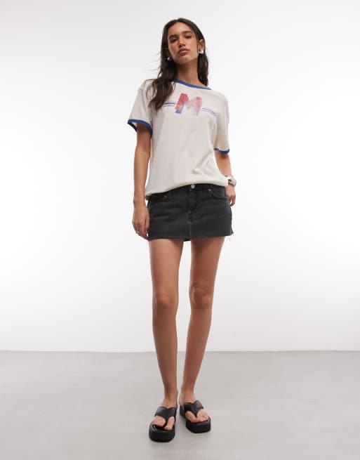 Weekday - Råhvid T-shirt med grafisk 'Margherita Lover'-print, 2 af 4