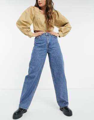 weekday straight leg jeans