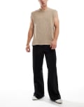 [Weekday] Weekday Ralf flared tailored pants in black 46 Black