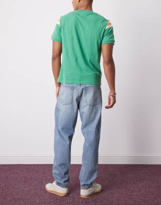 Weekday Ray Relaxed Fit Tapered Jeans In Blue