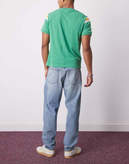Weekday – Ray – Schmal zulaufende Jeans in Blau mit lockerem Schnitt, 2 von 5