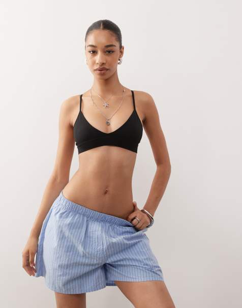 Weekday - Reggiseno a triangolo morbido senza cuciture nero - view 1
