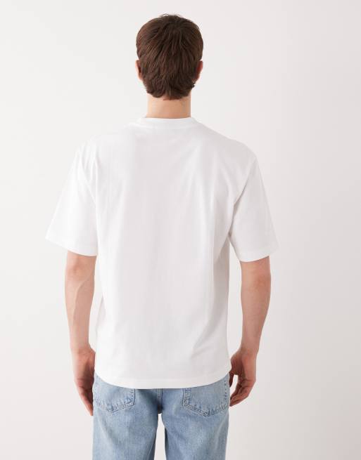 Weekday – Relaxed-Fit-T-Shirt in Weiß mit Grafikprint, 4 von 5