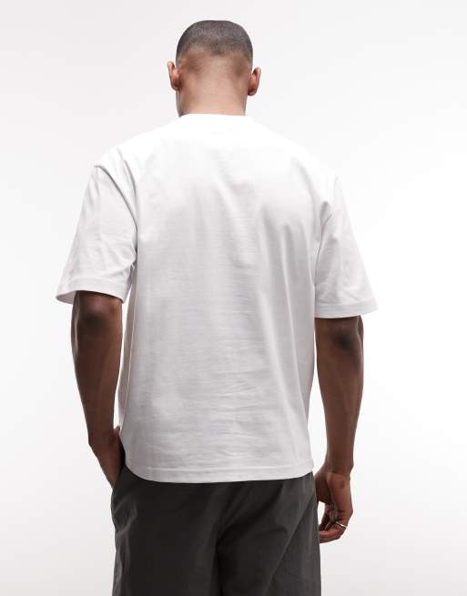 Weekday relaxed fit t-shirt with 'tomorrow' graphic print in white, 5 of 5