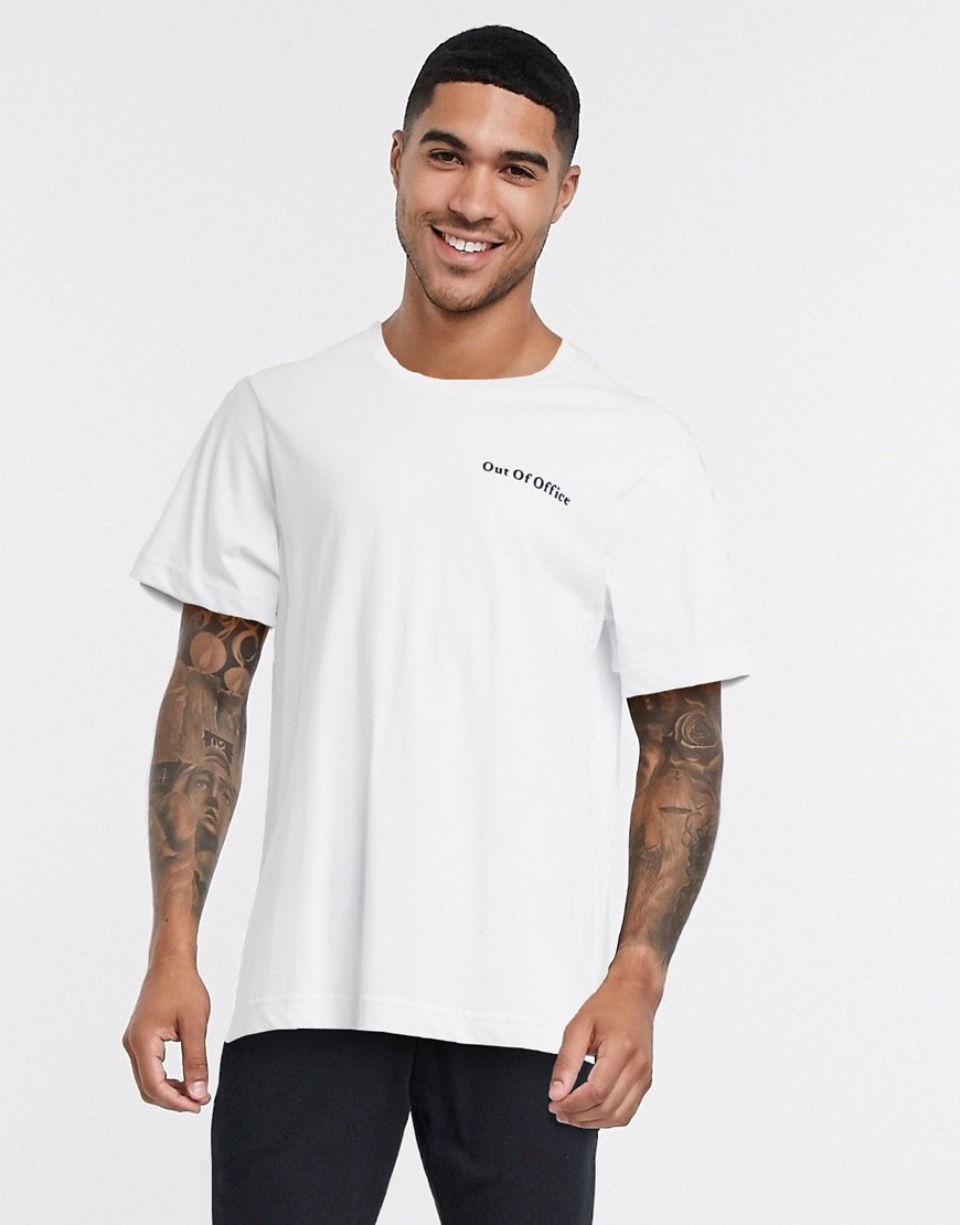 Weekday relaxed t-shirt in white