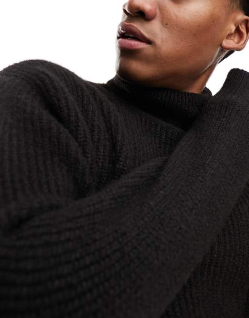 Weekday Renzo relaxed fit turtleneck in black