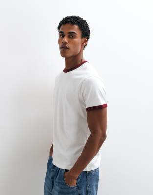 Weekday Ringer T-shirt In Multi