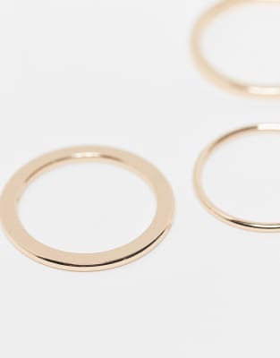 Weekday Rings 3-pack In Gold