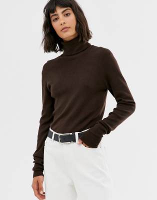 asos roll neck top