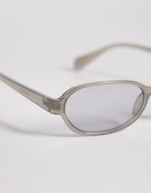 Weekday – Rose – Beżowe owalne okulary przeciwsłoneczne, 2 z 3
