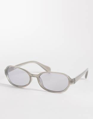Rose - Lunettes de soleil ovales - Beige-Neutre