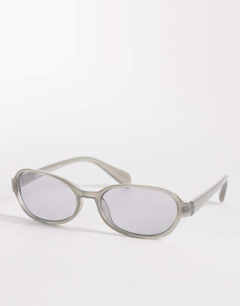 Weekday Rose oval sunglasses in beige - view 1