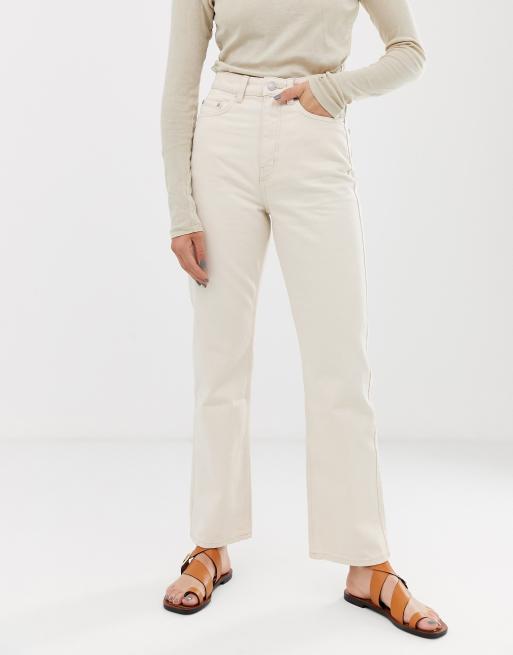 Row white hot sale jeans weekday