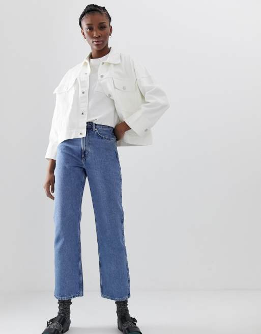 Weekday row slim jeans in sky blue | ASOS