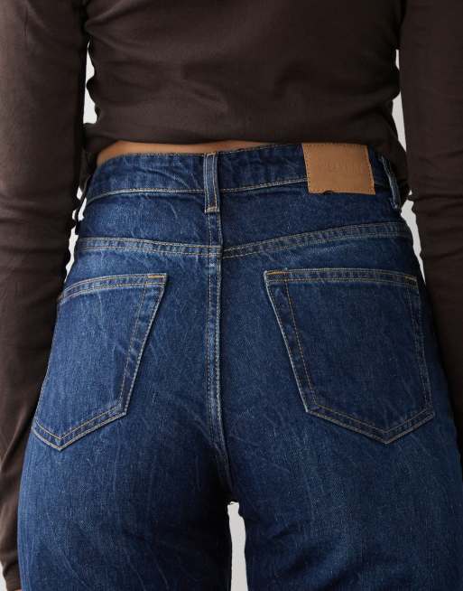 Weekday Rowe extra high waist regular fit straight leg jeans