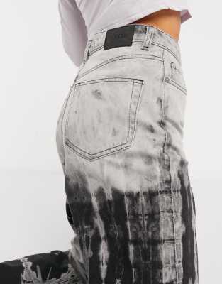 dye jeans grey