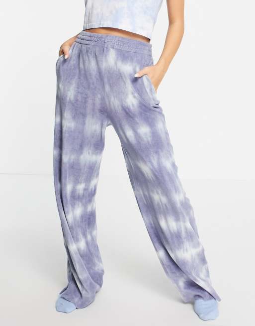 Tie dye velour discount joggers