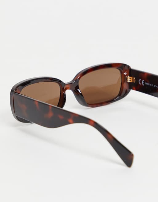 Weekday – Run – Ovale Sonnenbrille in Schildpattoptik, 3 von 4