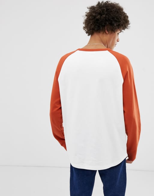 orange sleeve raglan