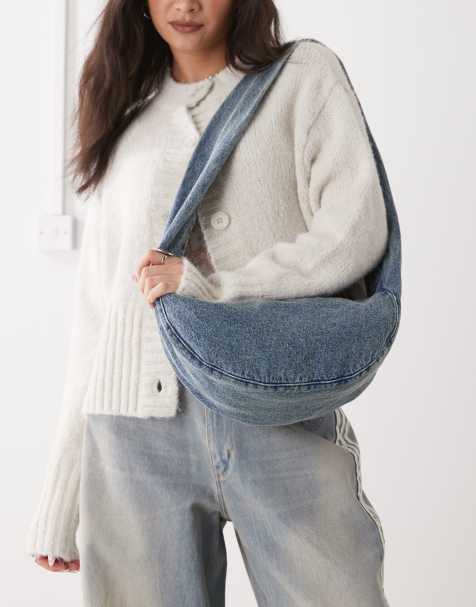 Weekday - Samira - Borsa a tracolla in denim - view 1
