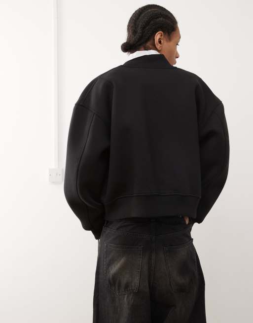 Giacca Bomber Oversize Donna 2025 Con Maniche A Pipistrello - Leggera, Trendy Per Streetwear Casual