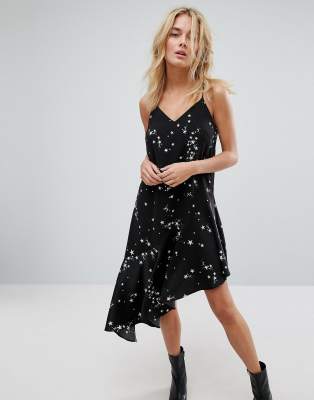 asos star print dress